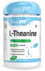 ifeelFIT L-Theanine 100mg- Support Relaxation - 120 Vegetarian Capsules