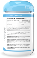 ifeelFIT L-Theanine 100mg- Support Relaxation - 120 Vegetarian Capsules