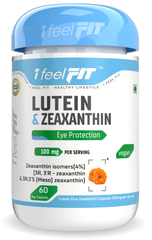 ifeelFIT Natural Lutein and Zeaxanthin - Eye Protection - 100mg - 60 Veg. Capsules