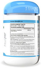 ifeelFIT N-Acetyl L-Cysteine (NAC) - Non-GMO - 500mg - 120 Veg. Capsules