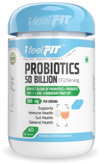 ifeelFIT Probiotics 50 Billion CFU Multi- Strains, 60 Veg. Capsules