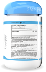 ifeelFIT Vitamin B5 - D-Pantothenate - Vegan - 5mg - 120 Veg. Capsules